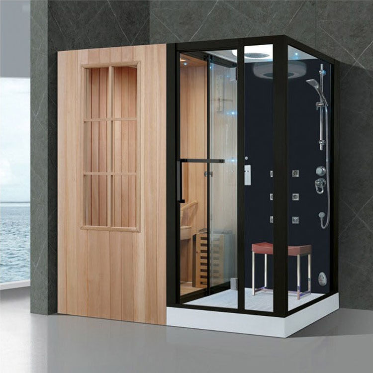 非标汗蒸房火山石干蒸房单人干湿蒸房干湿分离一体房sauna room