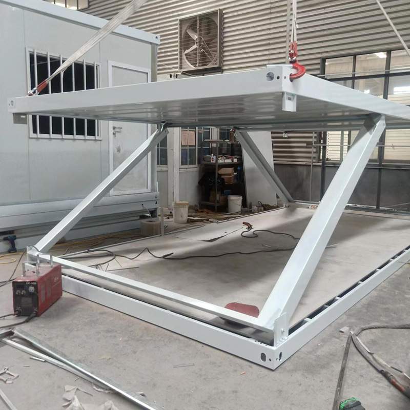 Foldable prefabricated small house, ready-made mini villa