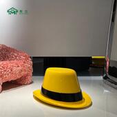 麦古现代个性 创意设计师款 玻璃钢礼帽茶几客厅别墅样板房家具