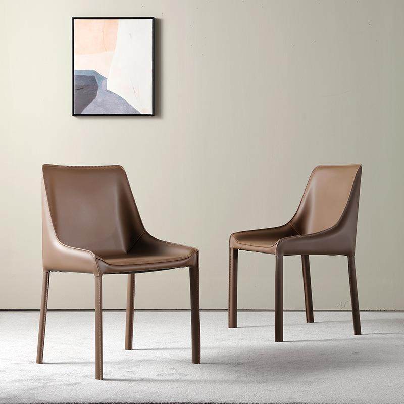 马鞍皮餐椅家用设计师书桌椅意式极简酒店餐厅靠背凳子北欧风,农机/农具/农膜,其它农用工具,淘宝优惠券,粉丝福利购,淘宝优惠卷
