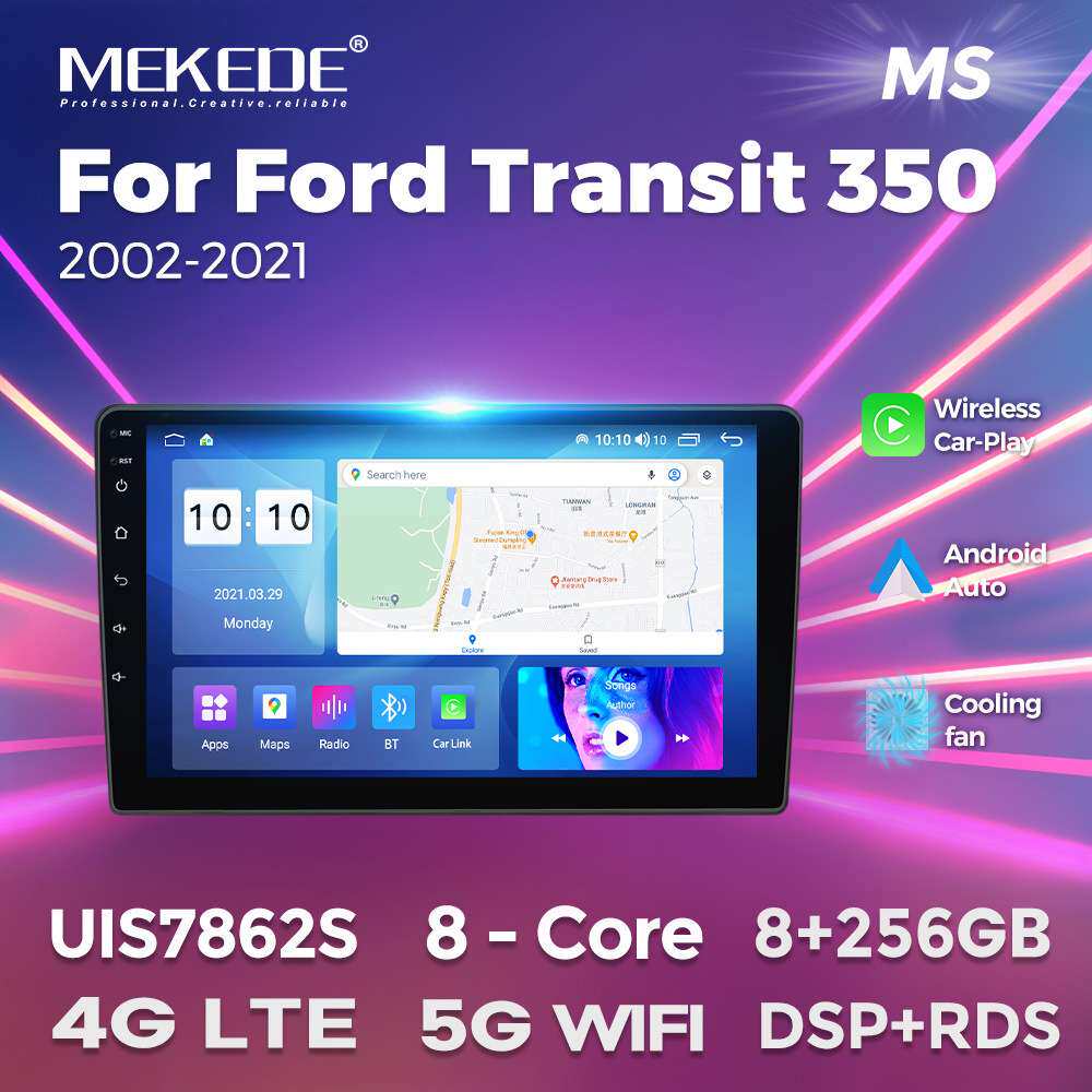 适用于Ford transit custom 2002-2021福特全顺 车载安卓智能导航