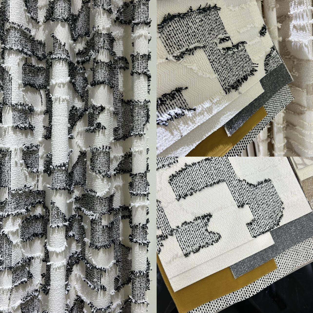 门幅290cm剪花工艺黑白几何图案中古风格窗帘布抱枕布床品布,机械设备,其他机械设备,淘宝优惠券,粉丝福利购,淘宝优惠卷