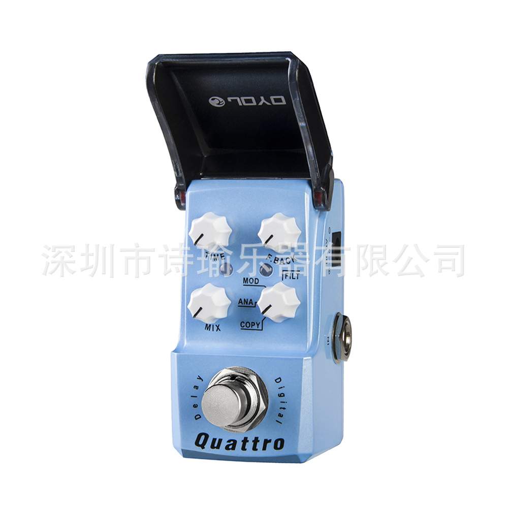 JOYO JF-318钢铁侠迷你效果器Quattro多种模式延时电吉他单块效果