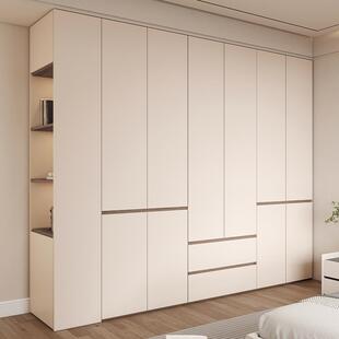 9UENF级实木衣柜家用卧室大衣橱现代简约新款2024分段式柜子