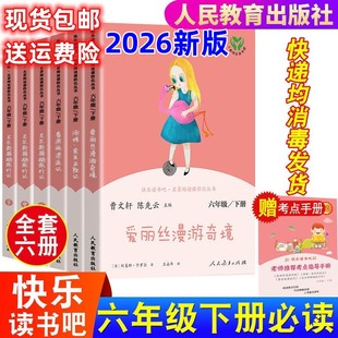 快乐读书吧六年级下册鲁滨逊漂流记 爱丽丝漫游仙境 尼尔斯骑鹅旅行记 汤姆索亚历险记小学生必读课外阅读书籍人民教育出版社正版