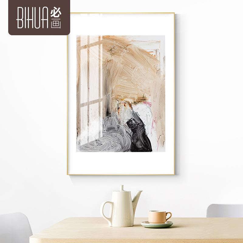 轻奢有机玻璃金属框装饰画现代简约北欧玄关画酒店工程挂画图片