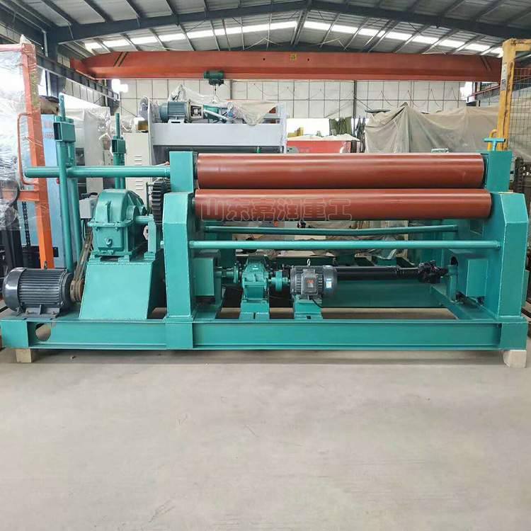 液压三轴卷板机 电动20厚卷圆机 全自动卧式滚圆机