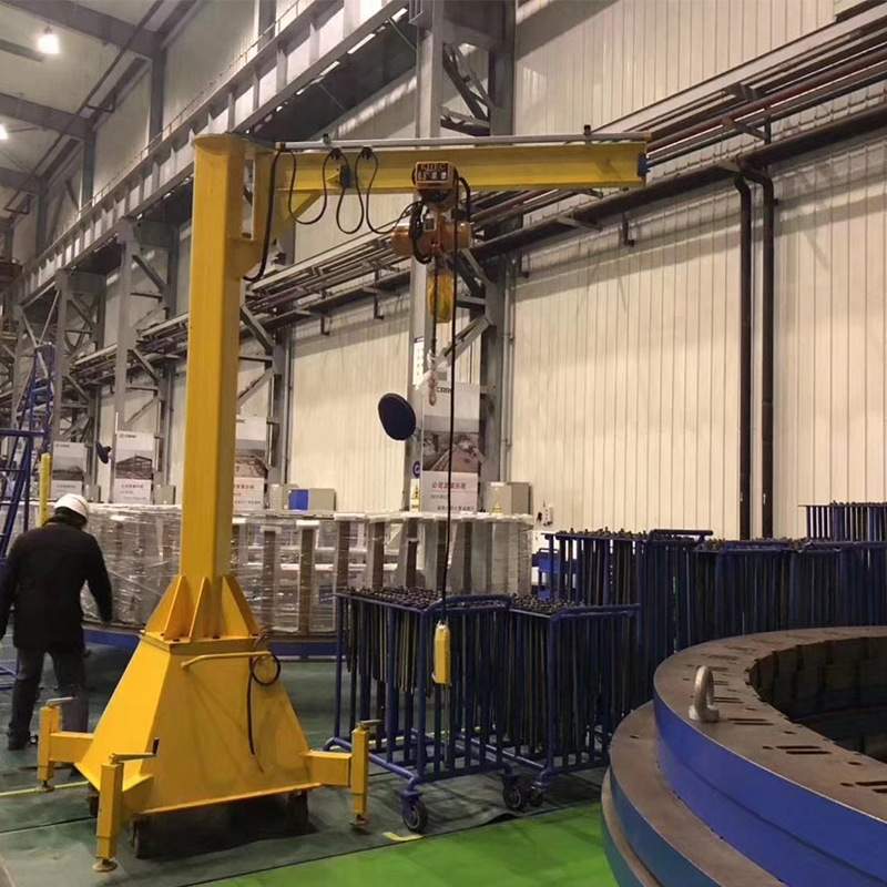 手推移动式悬臂吊 小型移动式悬臂吊 0.5t可移动式悬臂吊