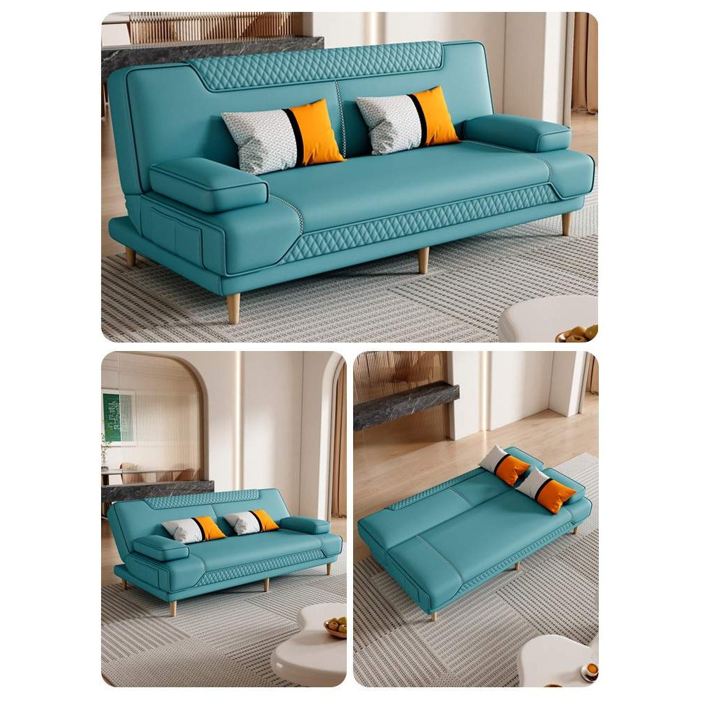 多功能折叠沙发床两用小户型简约猫抓皮家用客厅公寓懒人可躺可睡