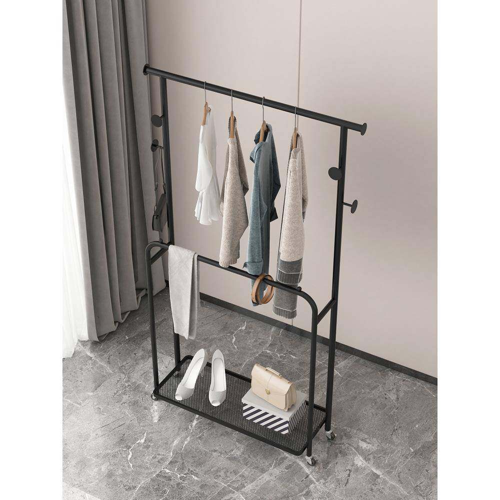 挂衣架落地卧室简约现代房间轻奢家用室内多功能立式可移动衣帽架