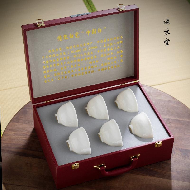 羊脂玉白瓷家用陶瓷餐具中式手工反口莲花碗轻奢高端环保圆形