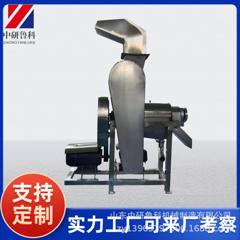 大型果蔬榨汁机械螺旋不锈钢打汁机草莓蓝莓番茄卧式榨汁机