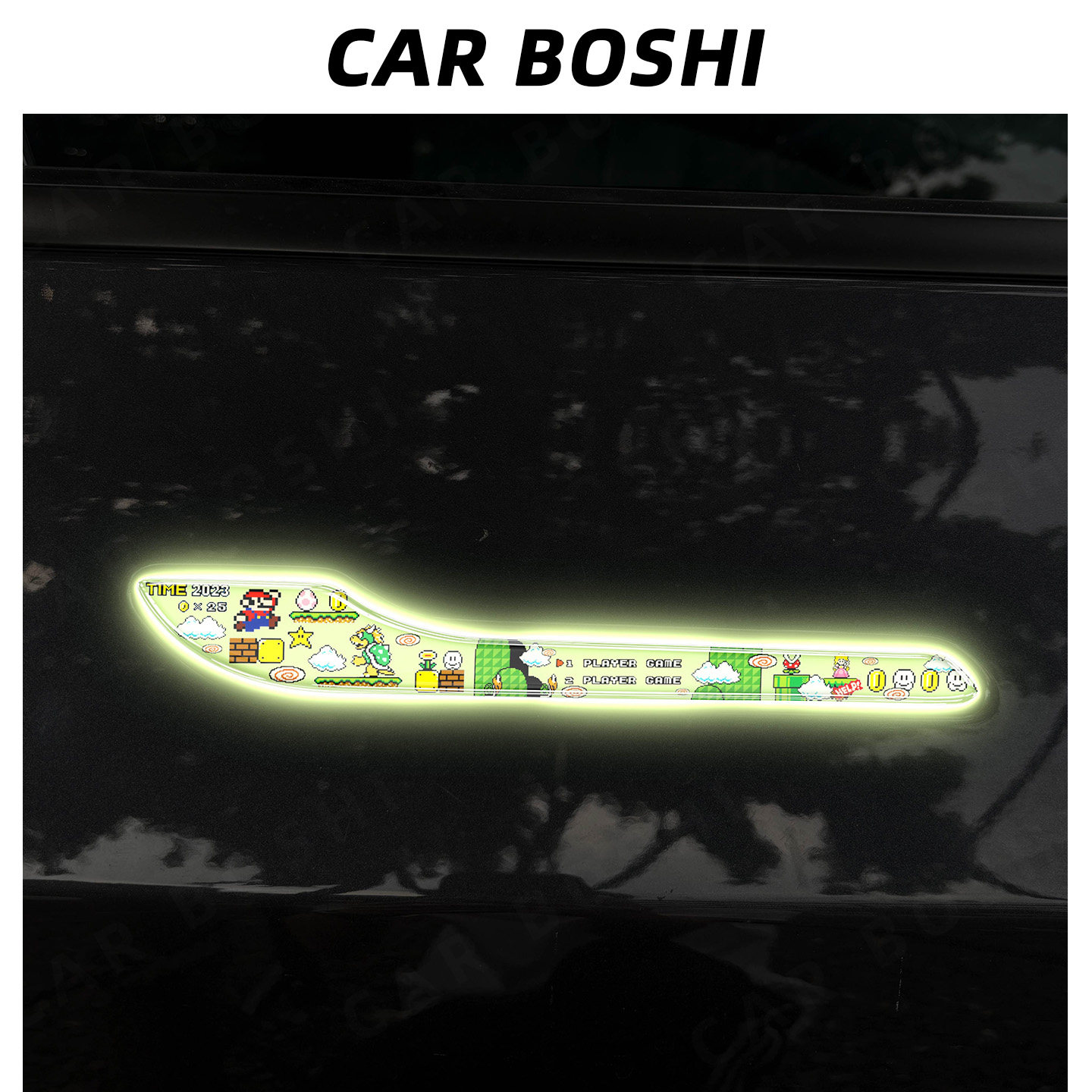 汽博士适用特斯拉夜光车门拉把手贴片ModelY3L焕新版开门装饰配件,汽车用品/电子/清洗/改装,汽车贴片/贴纸,淘宝优惠券,粉丝福利购,淘宝优惠卷