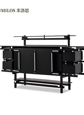 ELLING BUFFET意式中古风设计师实木餐边柜极简斗柜储物装饰柜