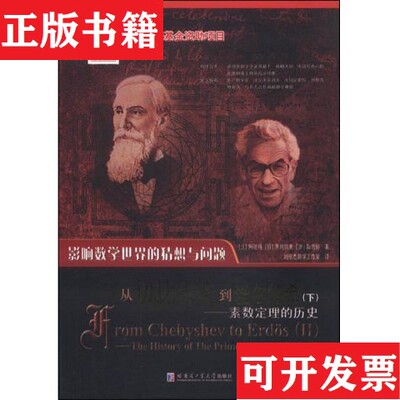 【正版现货】影响数学世界的猜想与问题·从切比雪夫到爱尔特希：素数定理的历史[法]阿达玛、[日]黑川信重、[澳]陶哲轩著；刘培杰