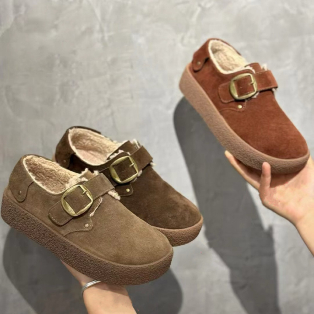 S路花语断码特价勃肯鞋女厚底加绒懒人鞋大头丑萌休闲鞋80-4032,女鞋,时尚休闲鞋,淘宝优惠券,粉丝福利购,淘宝优惠卷