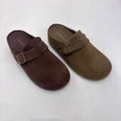 551 S路花语断码 1058 舒适包头拖鞋 潮流百搭勃肯鞋 特价 休闲半拖鞋