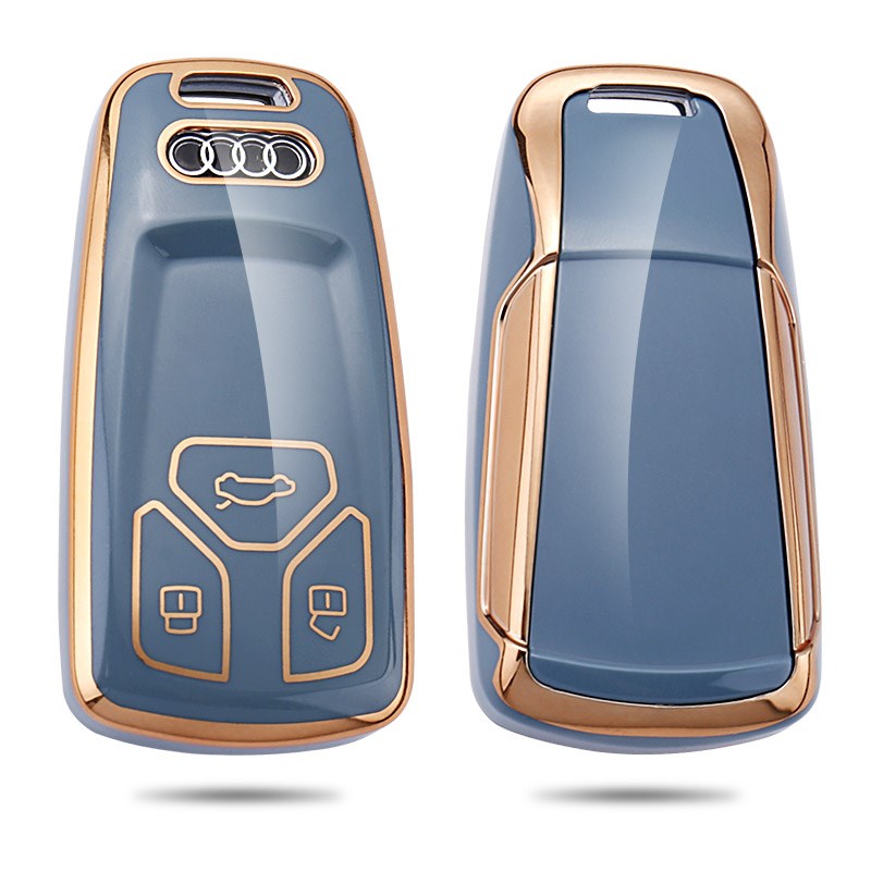 适用于20款奥迪q5l钥匙套A3/A4/A5/A7/A8/Q2L/Q3老款A6L/Q7壳扣女