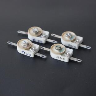 全新上海库存CCW3 3/10P 2脚园片形微调瓷介胆机收音机电容器