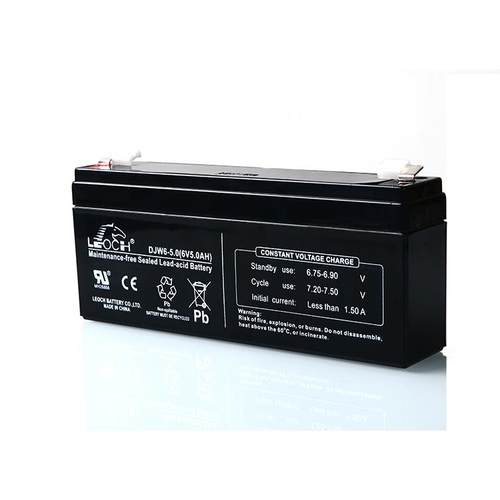 LEOCH理士DJW6-5.0 6V5AH梅特勒托利多CUB防潮型蓄电池电子秤电池