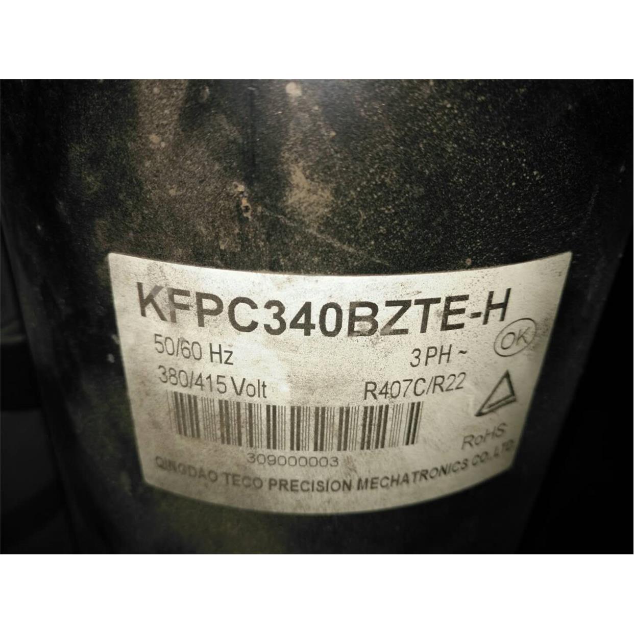 KFPC340BZTE-H KFPC340QZTE-H 全新东元冷油机压缩机380V/200V