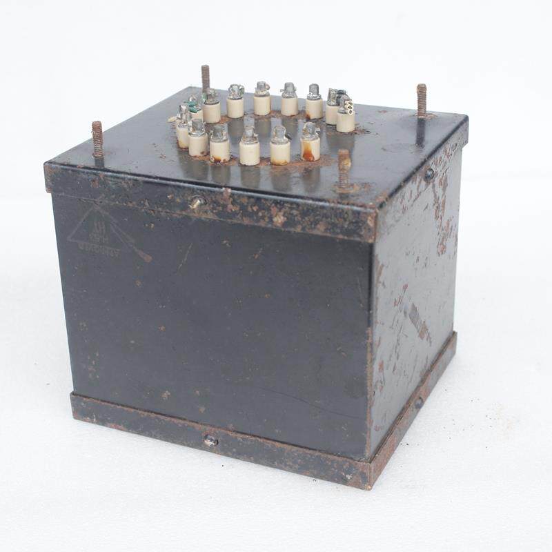 )美国古董下机大体积110V117V6.3V6.3V5V电源牛变压器胆机牛