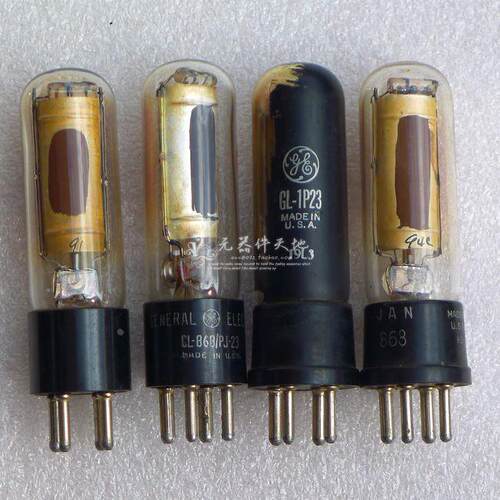 美国下机 868/IP23 片是银  PJ-23发烧发光胆电子管