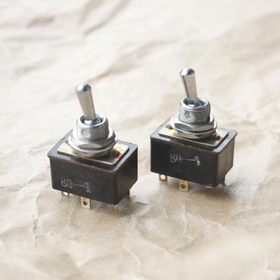 全新航空六脚金属柄KN3-3-1 3A220V 30V5A110V飞机钮子开关拨动开