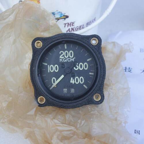 全新积压压力表检测仪货单独真空包装君用BYQ-400气压表 0-400KG