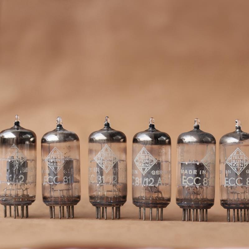 德律风根菱角发黑12AT7/ECC81直代6201电子管音响胆机管单标双标