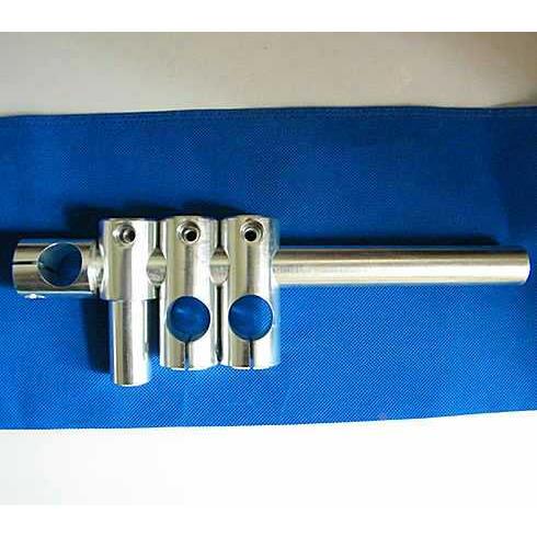 十字连接件固定夹木工机械包覆机配件万向节单孔加长杆子钢管支架