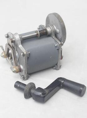 手摇电话机拆机HDX-3手摇磁石发电机自己DIY制作配带摇把10只起批