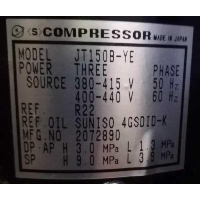 JT150B-YE JT150BK-YE JT112BK-YE JT150BF-Y全新进口船用压缩机J