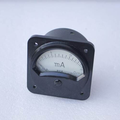 全新 81C4型  15mA  指针式直流电流表DIY表头 胆机仪器表头