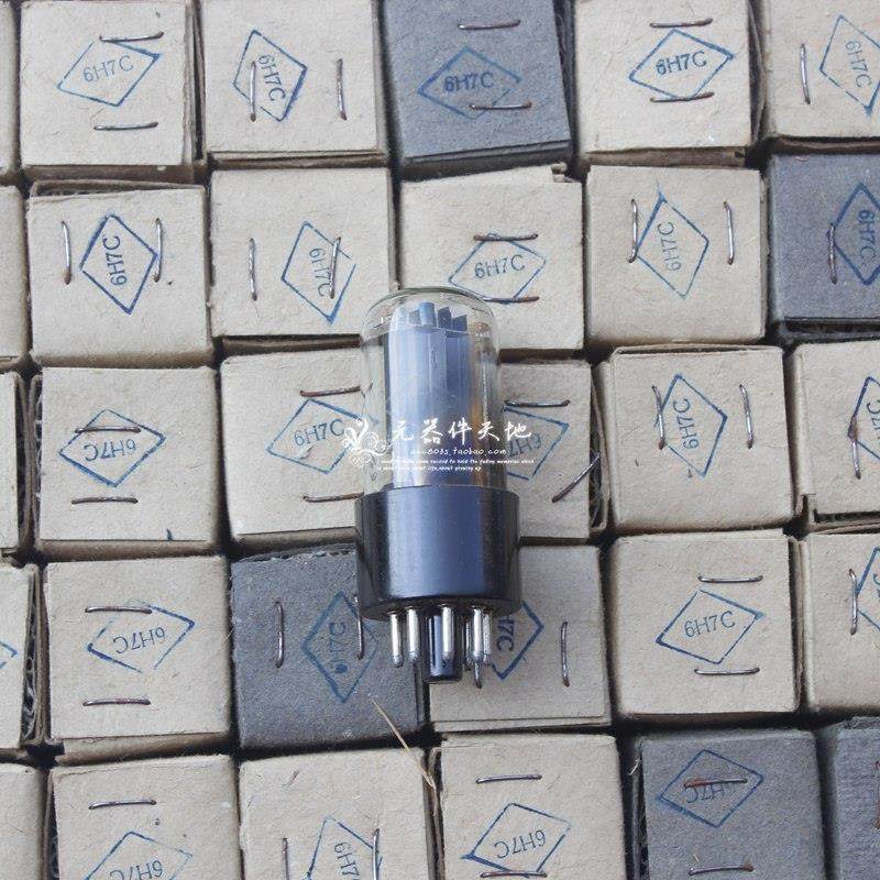 全新库存单独包装俄罗斯OTK苏联6H7C直代6N7P音响发烧胆机电子管