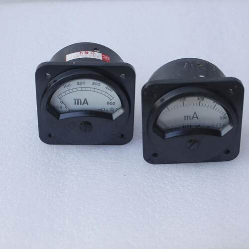 全新81C4-A 81C4-mA  500mA指针式直流电流表 胆机仪器表头