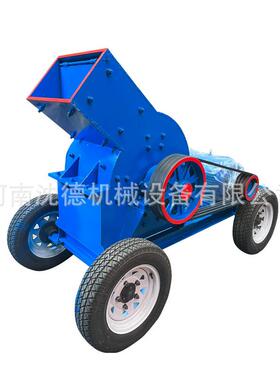 PC400*600型锤式破碎制砂机可移动式锤式打砂机成品出料细均匀