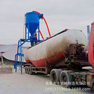 河北电厂炉灰自动清理气力输送机 粉煤灰无扬尘装车机 气力吸灰机