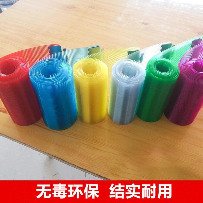 生产整卷彩色塑料PVC软门帘防灰尘防蚊玻璃丝皮门帘手撕帘