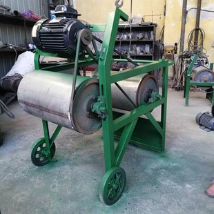 小型磁选机械选铁设备单双棍磁选机干式选铁豆机