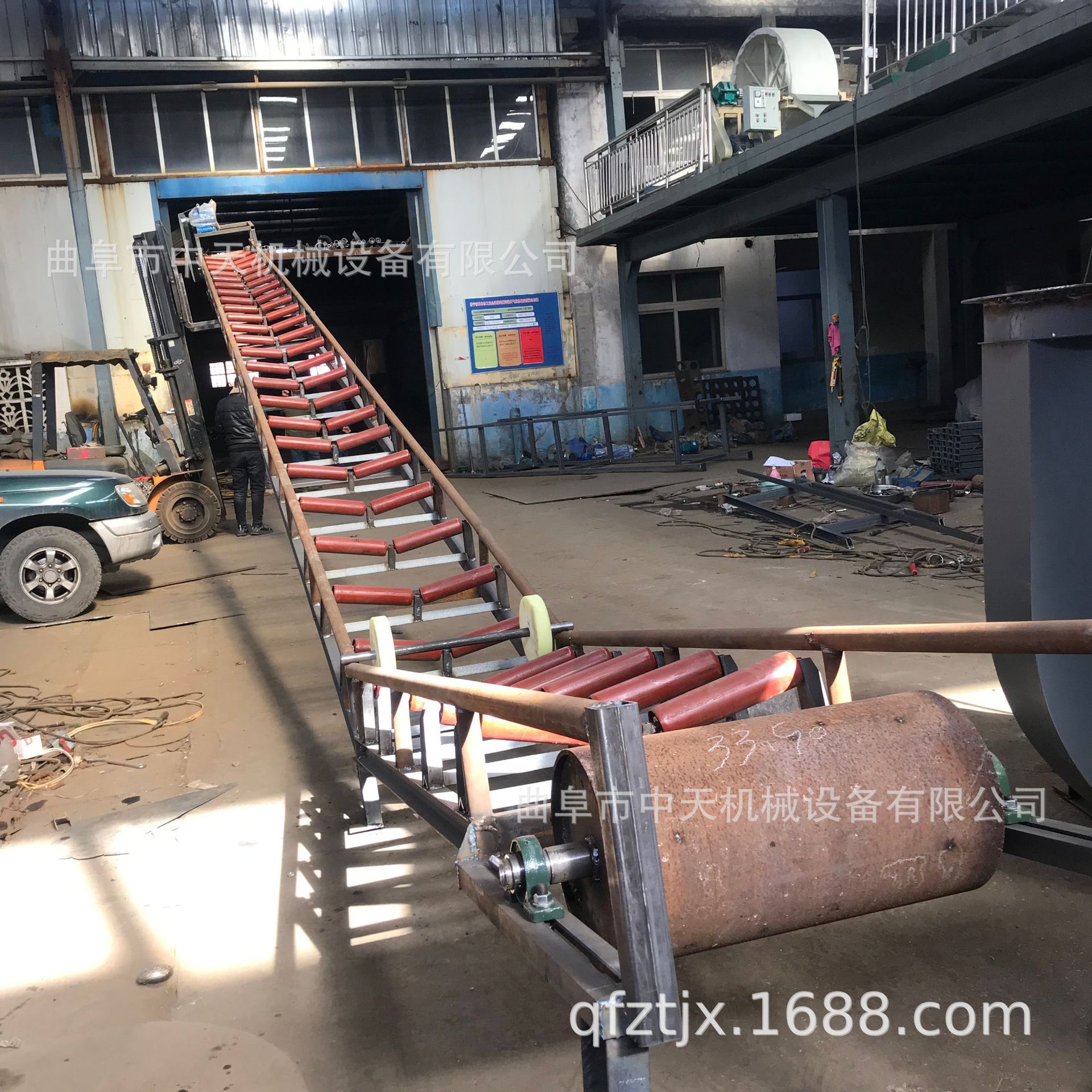 PVC强磁滚筒除铁家用输送机