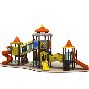 森林系列大型户外组合滑梯、幼儿园滑梯、操场儿童游乐