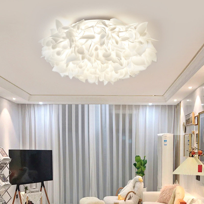 创意网红花瓣云朵卧室灯轻奢客厅温馨儿童房主卧LED亚克力花朵灯,电子元器件市场,电线扎带/束线带,淘宝优惠券,粉丝福利购,淘宝优惠卷