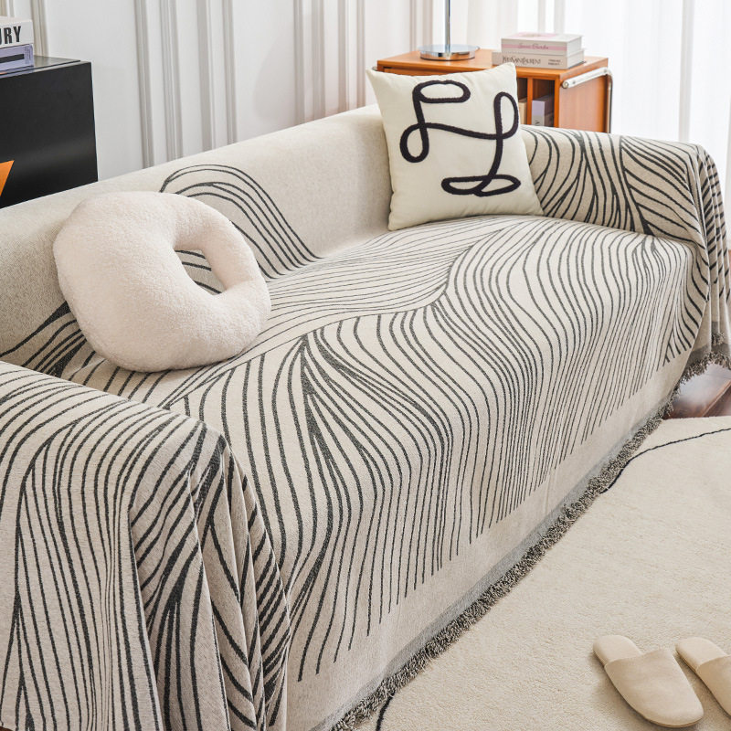 雪尼尔新款沙发巾四季通用轻奢高级感防滑耐脏沙发垫盖布套罩盖毯