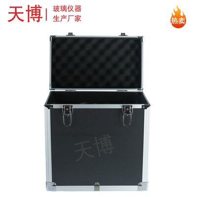 多功能吸收瓶采样箱多孔玻板大泡吸收管采集箱水质采样工具箱定制