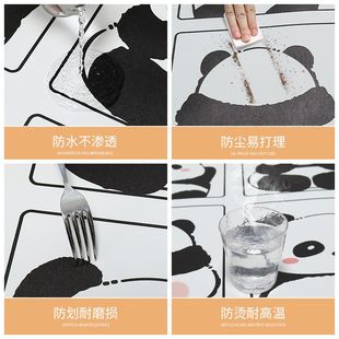 卡通学习桌垫书桌学生写字台垫儿童环保电脑桌面垫子皮革办公桌布