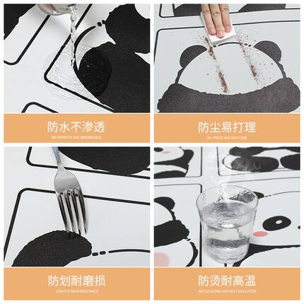 卡通学习桌垫书桌学生写字台垫儿童环保电脑桌面垫子皮革办公桌布