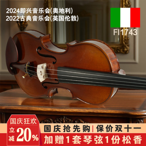 菲奥里尼演奏级小提琴欧料纯手工