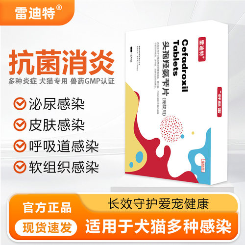 雷迪特消炎药宠物感冒肠胃炎