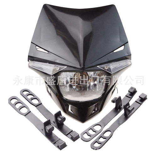 黑色H4-LED12V35W摩托车灯